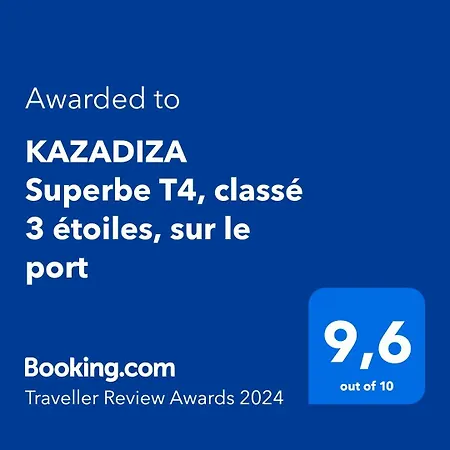 Kazadiza Superbe T4, Classe 3 Etoiles, Sur Le Port Apartment Port Vendres
