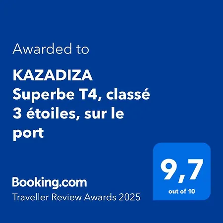 Apartment Kazadiza Superbe T4, Classe 3 Etoiles, Sur Le Port Port Vendres